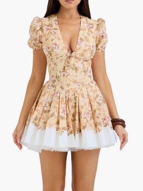 ella sky blue printed ruched organza mesh mini dress Clothing : Bodycon Dresses : 'Ella' Sky Blue Printed Ruched Organza Mesh Mini Dress